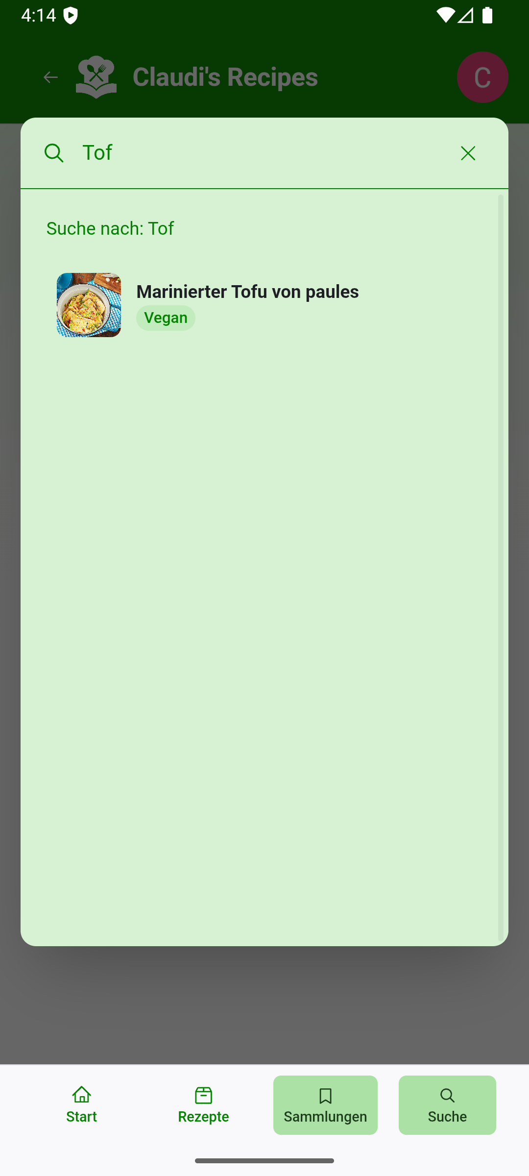 Smart Search Screenshot